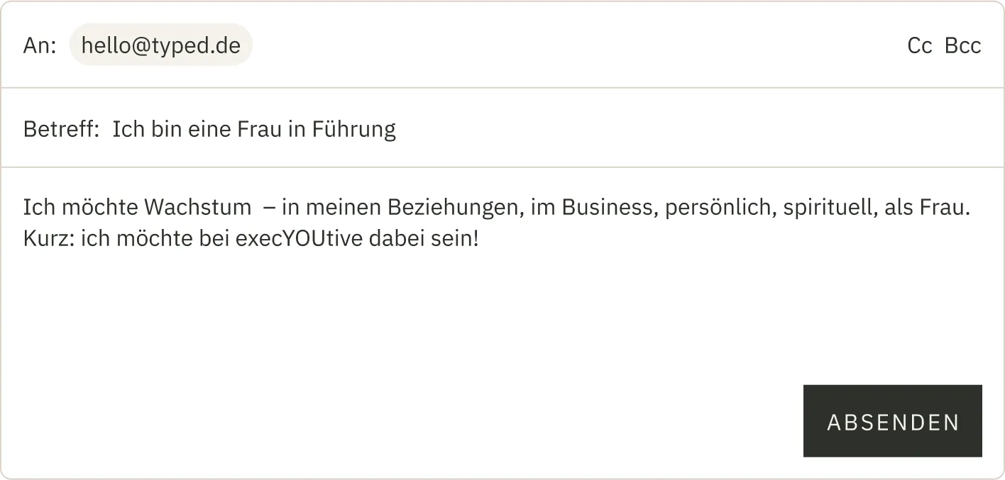 E-Mail senden